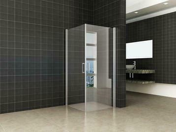 dubbele swingdeur UNI 900x900x2000 chr.8mm NANO, Ophalen of Verzenden, Nieuw