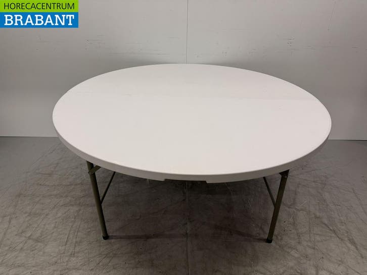 Bolero Opklapbare Kunststof Ronde tafel 153 x 74 cm Horeca, Zakelijke goederen, Horeca | Meubilair en Inrichting, Ophalen of Verzenden