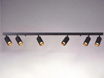(4x) GU10 Opbouwspot Armatuur 6 cilinders zand..., Nieuw