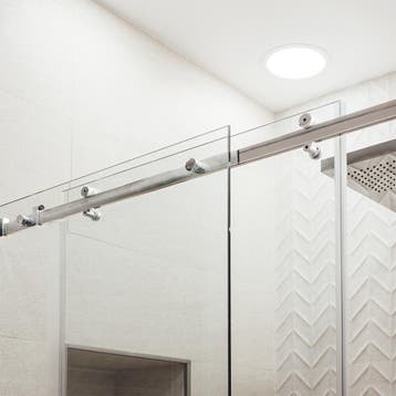 Verona schuifdeurrail voor douche nis - Chroom, Verzenden, Nieuw