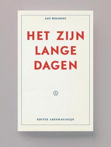 Het zijn lange dagen 9789491717338 Luc Boudens, Verzenden, Gelezen, Luc Boudens
