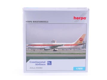 Schaal 1:500 Herpa 514378 Continental Airbus A300B4 Reg...., Ophalen of Verzenden