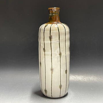 Vase - Poterie - Japon - Petit vase japonais pour fleurs, Antiquités & Art