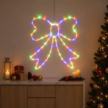 vidaXL led-lichtslang strik LOVIISA 70 LEDs Meerkleurig 50, Verzenden, Nieuw