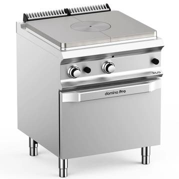 Doorkookplaat + Oven | DOMINA PRO 700 | Gas | 10kW + 2/1 GN, Verzenden, Nieuw in verpakking