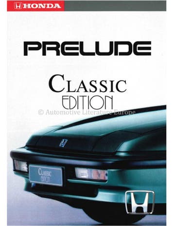 1987 HONDA PRELUDE CLASSIC EDITION BROCHURE DUTIS, Ophalen of Verzenden, Nieuw