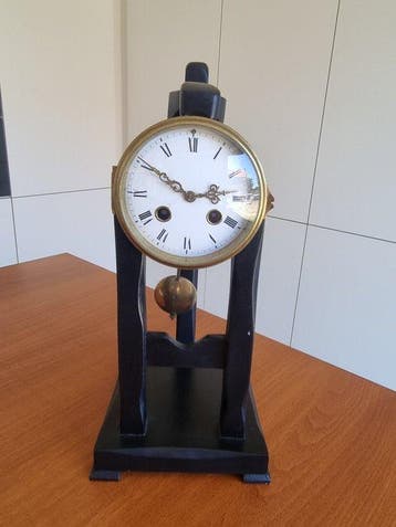 Tafelklok - anders - Vintage Hout - 1850-1900 - Japy Freres