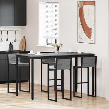 vidaXL Staande Bartafel Bewerkt hout Rechthoekig, Verzenden, Nieuw