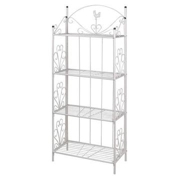 Etagere plantes Maria 153cm Blanc - Seconde chance -51%, Verzenden