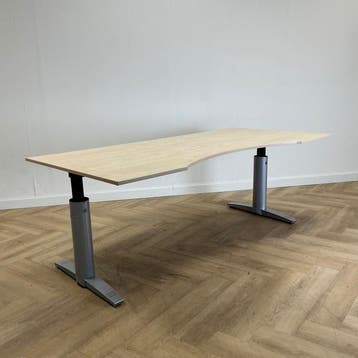 Vepa wingbureau 190x95/80 cm, ahorn - grijs, Huis en Inrichting, Gebruikt