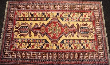 Kazak - Vloerkleed - 141 cm - 93 cm - tapijt