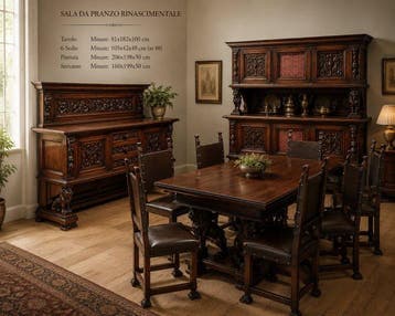 Zitgroep (9) - Hout, IJzer - Renaissancesaal