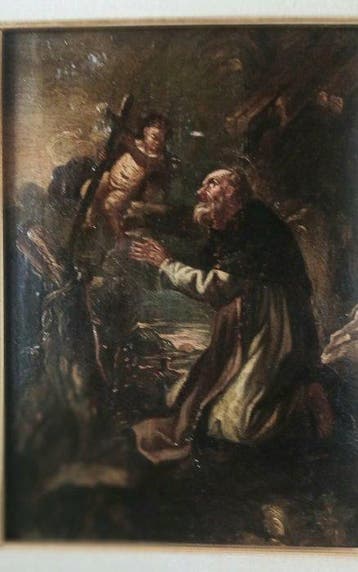 Andrea Malinconico (1635-1698), Bottega - Adorazione di