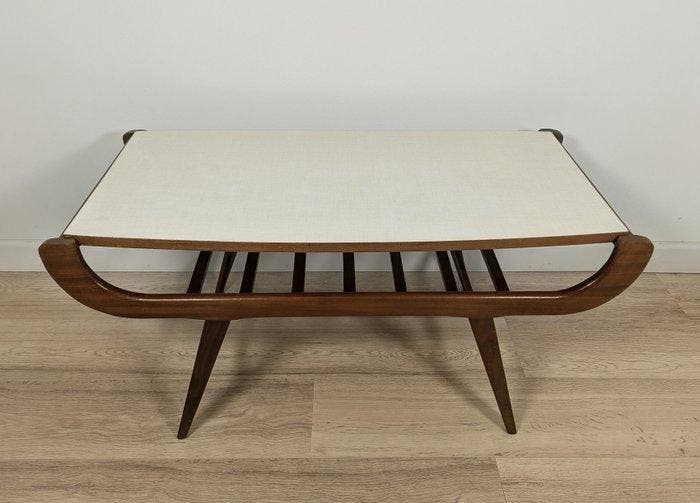 Table basse - Hêtre - mi-siècle, Antiquités & Art, Art | Objets design