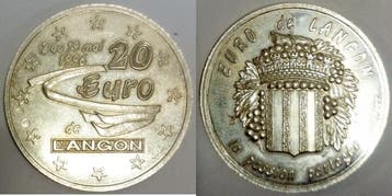France Frankreich 33 Gironde Langon Euro Von Stadt 20 Eur..., Postzegels en Munten, Munten | Europa | Euromunten, Verzenden, België