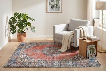 klassieke vintage - Vloerkleed - 210 cm - 115 cm - met, Nieuw