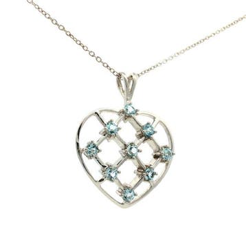 Sans prix de réserve - Pendentif Argent - 1.08ct. tw.