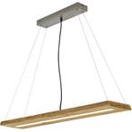 Trion Brida Dimbare LED Hanglamp 27W - Warm Wit 3000K - Hout, Verzenden