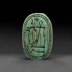 Replica van het oude Egypte Scarabeet met hiërogliefen