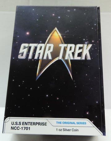 Niue, Nieuw-Zeeland. 2 Dollars 2024 Star Trek - U.S.S.