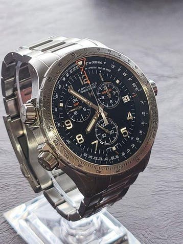 Hamilton - Khaki X-Wind GMT Chrono Aviation - Sans prix de