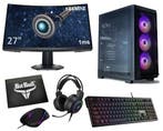 Complete 144Hz RTX 3050 Gaming PC Setup - 27 Curved Gami..., Computers en Software, Desktop Pc's, Ophalen of Verzenden, Nieuw