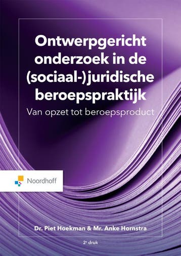 Ontwerpgericht onderzoek in de (sociaal-)juridische, Boeken, Verzenden, Zo goed als nieuw, P.H. Hoekman