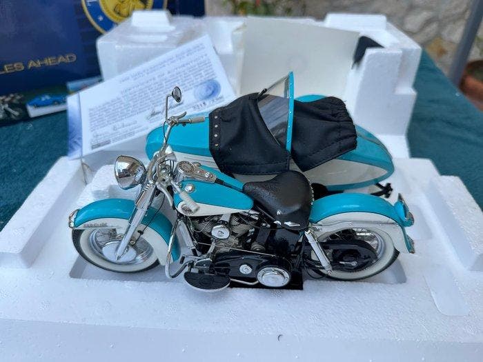 Franklin Mint - Model motorfiets - 1958 HARLEY-DAVIDSON, Hobby & Loisirs créatifs, Voitures miniatures | 1:5 à 1:12