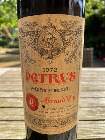 1972 Petrus - Bordeaux, Pomerol - 1 Fles (0,75 liter), Verzamelen, Nieuw