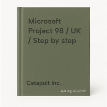 Microsoft Project 98 / UK / Step by step 9789039508657, Livres, Verzenden, Catapult Inc.
