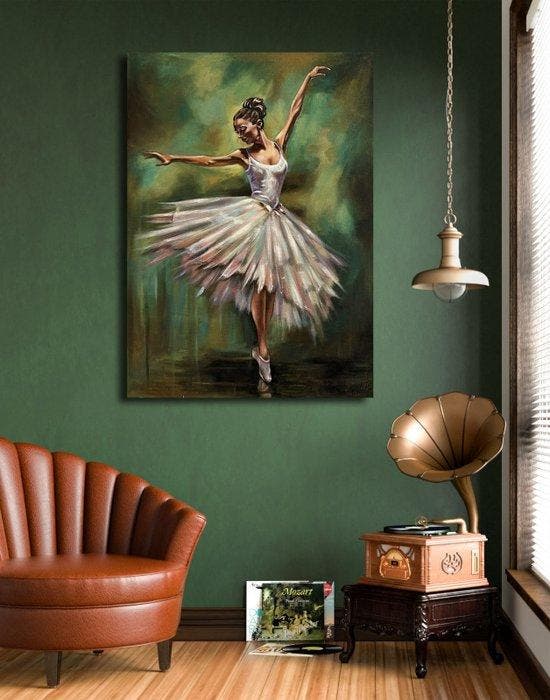 Pablo Pint (XX) - La danza eterna, Antiek en Kunst, Kunst | Schilderijen | Klassiek