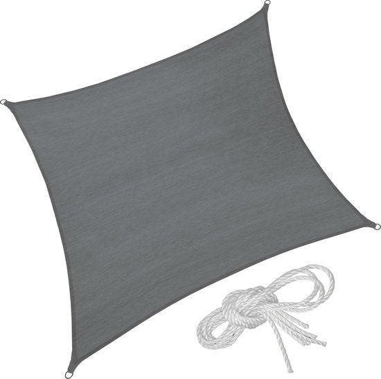 2dekans | Tectake - Schaduwdoek/zonneluifel - Vierkant, Tuin en Terras, Parasols, Ophalen of Verzenden