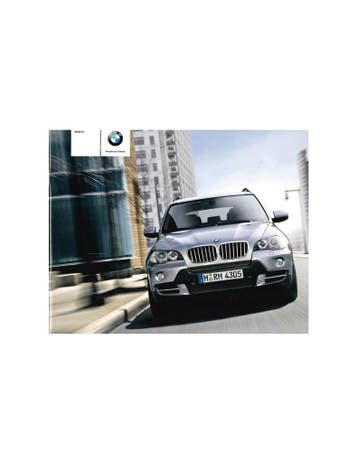 2008 BMW X5 BROCHURE DUITS, Ophalen of Verzenden