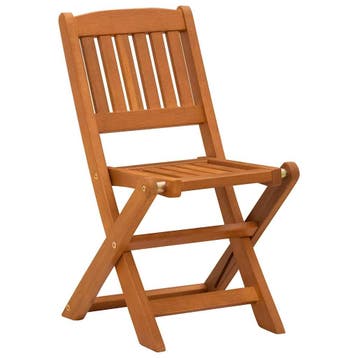 vidaXL Kinderklapstoelen, 2 stuks, van massief, Verzenden, Nieuw