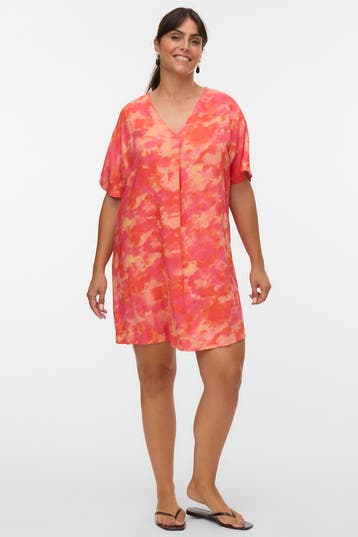 VERO MODA curve korte jurk48Maat 46/48 (XL) of groter, Verzenden, Nieuw, Maat 46/48 (XL) of groter, Overige kleuren
