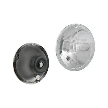 Koplamp Rond Ø178mm H4 Inbouw 7 Inch, + H4 12V, Auto-onderdelen, Ophalen of Verzenden, Nieuw