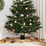 vidaXL Kerstboomstandaard Zwart 50 x 50 x 16 cm Massief, Diversen, Kerst, Verzenden, Nieuw