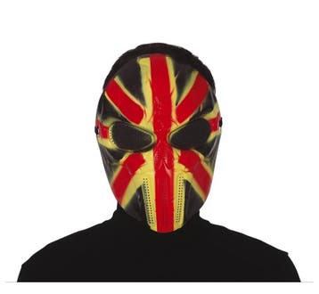 Halloween Masker Engelse Vlag, Verzenden, Nieuw