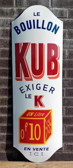 Le Bouillon Kub Exiger GROOT emaille bord, Verzenden, Nieuw
