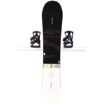 147 151 snowboard SALOMON UNITE SUPER 8 2023, Black/white/bl, Verzenden, Gebruikt