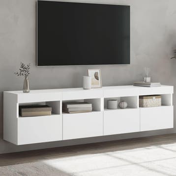 TV-wandmeubel LED 80cm | 41% korting | Nu kopen = besparen, Verzenden