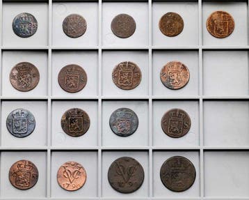 Nederland. Lot of 17pcs 18-19th Century (Zonder
