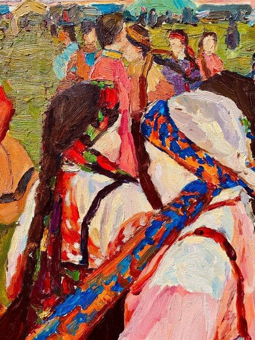Julia Detchenja (1996) - Festiwal Kultury Sowiaskiej, Antiek en Kunst, Kunst | Schilderijen | Modern