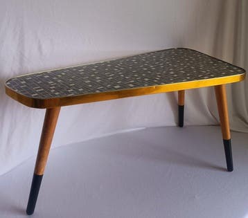 Bijzettafel - Sprelacart - laagmateriaal, beukenhout, lichte