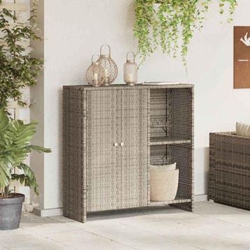 vidaXL Opbergkast met plank Lichtgrijs 100 x 36 x 102 cm, Verzenden, Nieuw