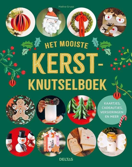 Het mooiste kerstknutselboek 9789044770407 Maéva Gruaz, Boeken, Schoolboeken, Zo goed als nieuw, Verzenden
