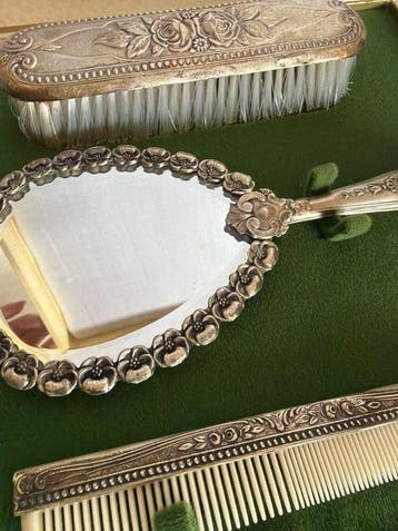 Kaptafelset - Zilver, Antiek en Kunst
