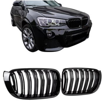 Grillen set | Nieren | geschikt voor BMW X3 F25 LCI / X4 F26, Auto-onderdelen, Verzenden, Nieuw, BMW