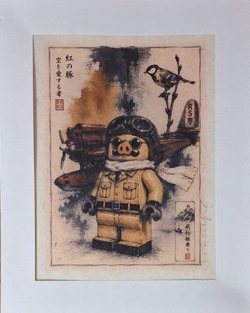 Emma Wildfang - Porco Rosso - Lego inspired Series -Anime