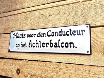 Plaats voor den conducteur op het achterbalkon, Verzamelen, Verzenden, Nieuw